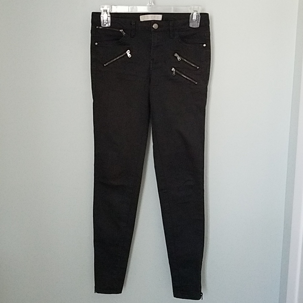 Z1975 Zara Basic Dept Denim Gray Skinny Jean's 2